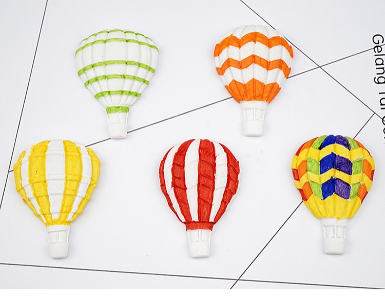 Fondant Silicone Khuôn Hot Air Balloon Trang trí bánh nướng DIY Chocolate Khuôn Handmade Xà phòng Clay Clay Khuôn nhựa khuôn bánh trung thu 50g