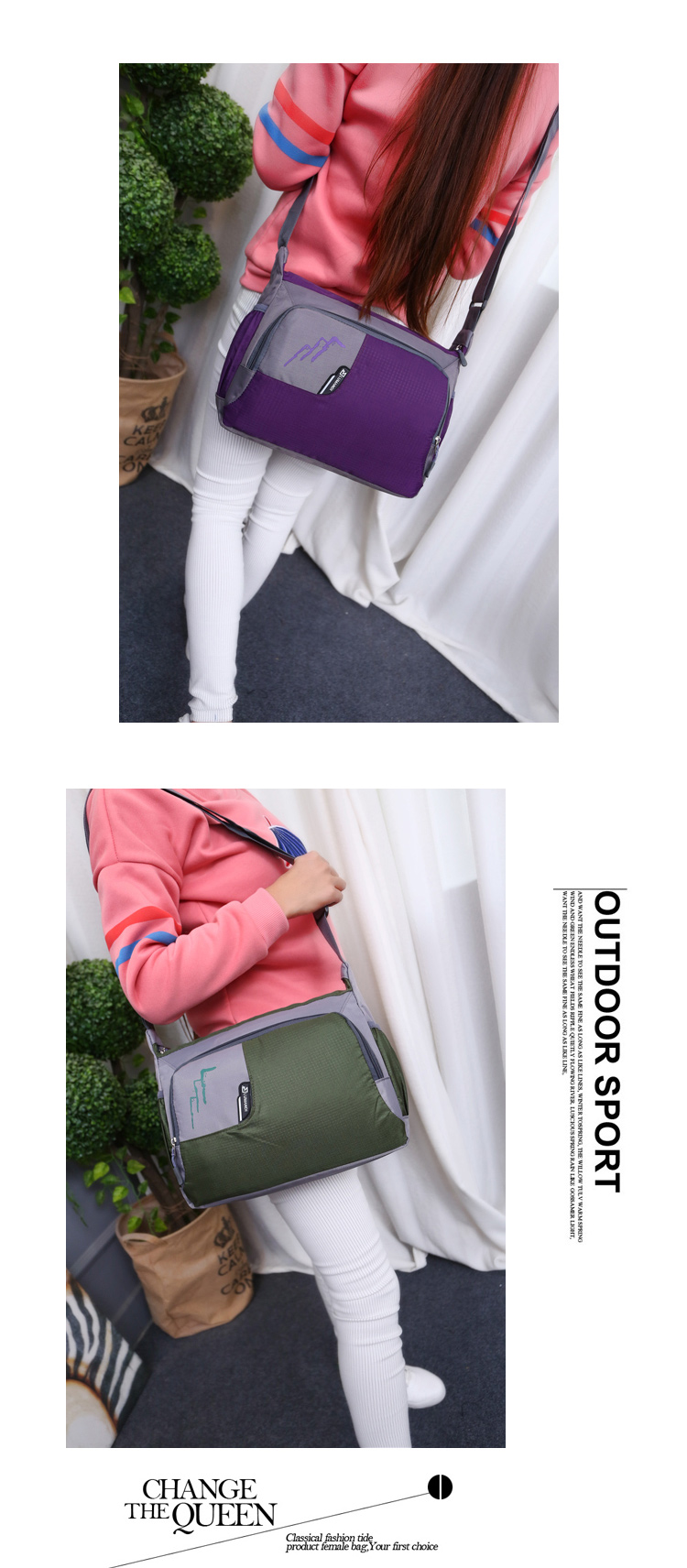 New nylon Oxford túi vải nữ túi vai túi Messenger giản dị công suất lớn túi du lịch túi mẹ mới túi xách nữ gucci