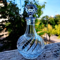 Serras French big-name Baccarat Baccarat antique Bamboo crystal decanter bottle 95 new