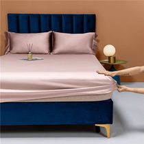 High end 100 Egyptian cotton gon satin high in single bed Ogasawara full cotton linen bed Customize