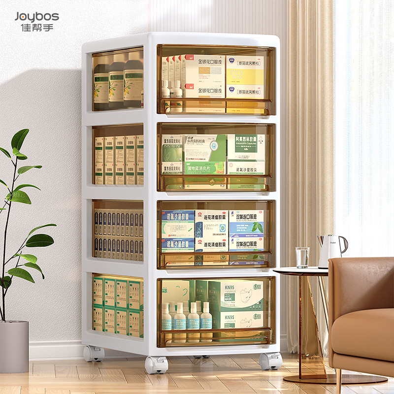 Jia Gang hand medicine box containing cabinet Family clothes domestic large capacity medicine cabinet Children's medicine box Immunization medicine Medical box-Taobao