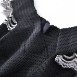 妩芳菲 Летнее модное длинное кружевное платье, юбка, 2020, короткий рукав, облегающий крой, средней длины, открытые плечи