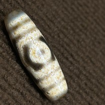 Tibetan Horseshoe Pattern Three Eyes Dzi Beads Tibetan Dzi Beads DIY Buddha Beads Bracelet Top Beads Beads Necklace Pendant Accessories