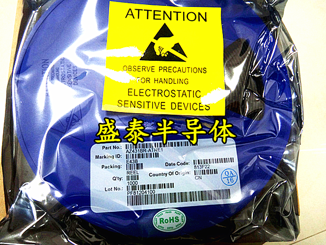 New patch audion AZ431BR-ATRE1 E43B silk-print SOT89 package substitutable for TL431-Taobao