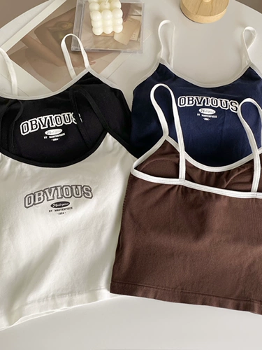 Летний сексуальный жилет, вставки в бюстгальтер, майка топ