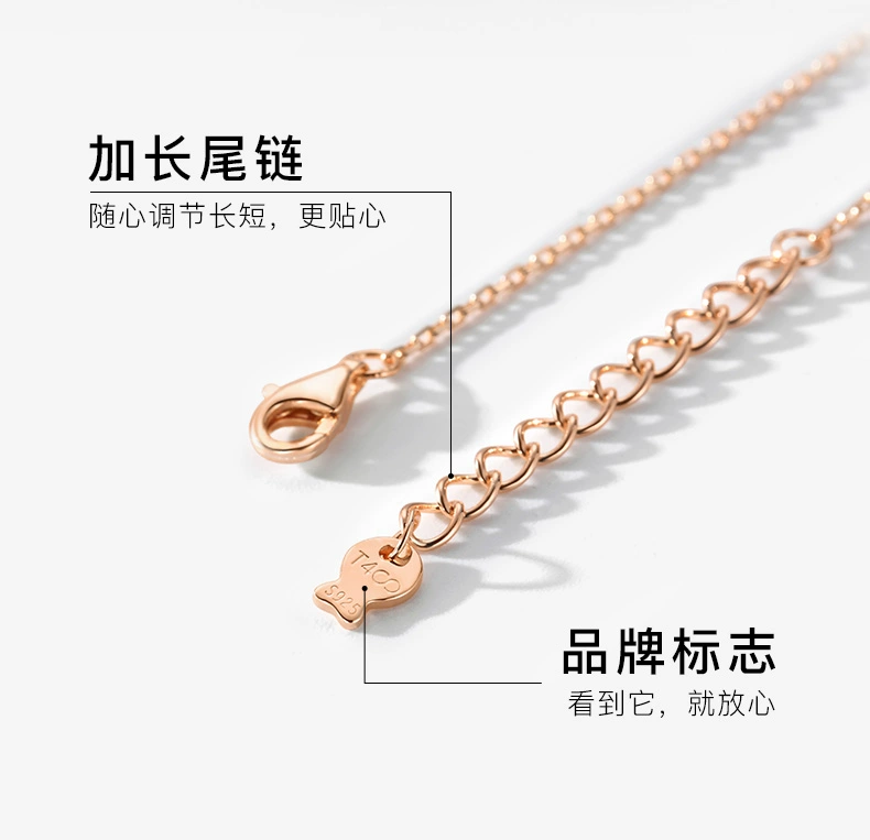 T400 vòng tay nữ sterling bạc in thiết kế thích hợp Quà tặng ngày Valentine cho bạn gái dát Swarovski zirconium - Vòng đeo tay Clasp