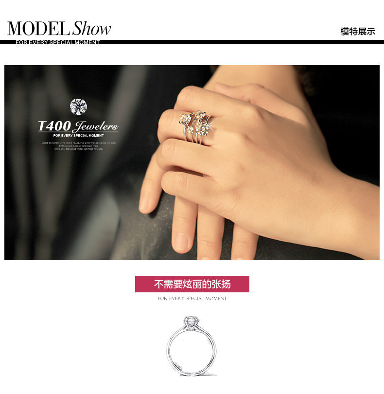 Bague Femme T400 en Argenterie - Ref 3087393 Image 15