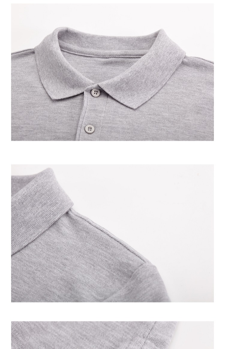 Áo thun mùa hè size lớn quần áo nam ve áo màu nửa rắn tay nam cotton ngắn tay châu Âu và Mỹ áo polo nam hàng hiệu