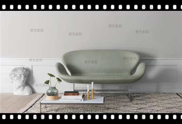 Sofa thiên nga sofa Bắc Âu đơn giản thời trang thiết kế sáng tạo sofa giải trí FRP đồ nội thất