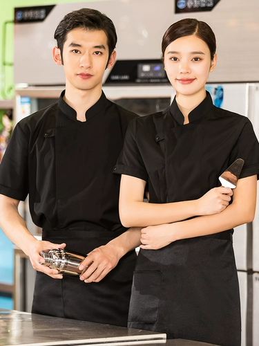 Дышащая хлопковая летняя одежда для работы подходит для мужчин и женщин, короткий рукав, делается под заказ