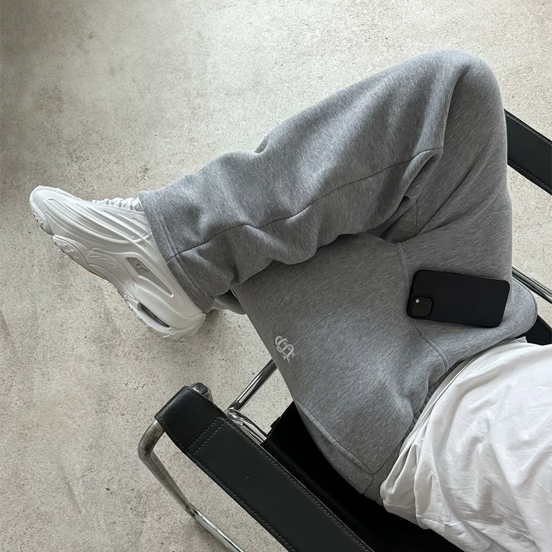 European and American Style Elastic Drawstring Zipper Sweatpants with Fleece Lining, Casual Long Pants, High Street Hip-Hop Rap Street Casual Pants European and American Style Elastic Drawstring Zipper Sweatpants with Fleece Lining, Casual Long Pants, High Street Hip-Hop Rap Street Casual Pants