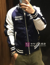 7-7 Hong Kong Chaudian IZZUE NHIZ 16 Autumn Winter Male Handsome Baseball Jacket Jacket 7100