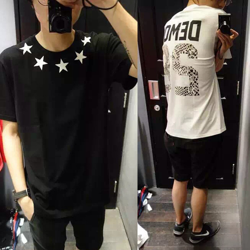 IT Special Cabinet New 5CM Spring Summer Men's Clothing Back Snake Tattoo Digital Printed Short Sleeve T-shirt 2338 Spot