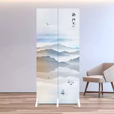 Chinese household stop falling revenues screen partition door folding entrance living room mobile toilet small apartment