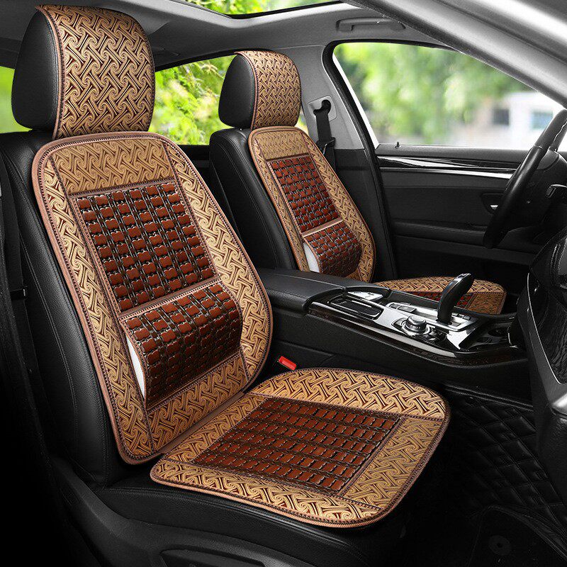 Automotive bamboo cushion summer Mahjong cool mat bakery van General single seat 5 ventilated loist cushion