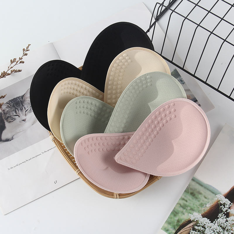 Natural latex chest cushion bra cups Antibacterial and anti-mite breathable perspiration Large breasts Poly Underwear Mei Back Replacement Inserts