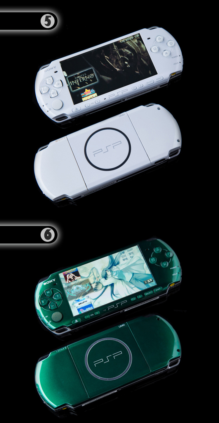 Bảng điều khiển trò chơi Psp3000 gốc PSP3000 psp máy chủ cầm tay arcade GBA FC trò chơi được tải sẵn máy chơi game x12