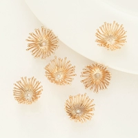 15 -миллиметровый многогранный цветочный сердце KC Gold 1