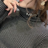 Трикотажный демисезонный свитер, коллекция 2021, в западном стиле, облегающий крой