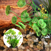Reptizoo Reptizoo Climbing Pet Simulation Plants Landscaping Decoration Supplies Fish Tank Water Plant Turtle Tank Green Plant Ornaments