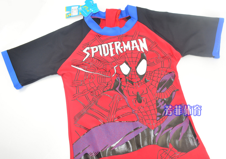 Cool Spider-Man Kem chống nắng cho trẻ em Áo tắm cho bé trai Đồ bơi một mảnh Bộ đồ lướt sóng 3 đến 9 tuổi Đồ bơi đồ bơi một mảnh cho bé