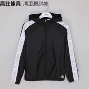 Áo khoác thể thao nữ sọc đen trắng của Adidas BK4936 4904 AK1324 AZ4876 - Áo khoác thể thao / áo khoác