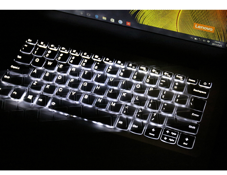 Lenovo 7000 nhỏ hợp thời trang máy tính xách tay 13,3 inch bàn phím màng 14 720s thủy triều 5000 dính bụi bàn phím máy tính - Phụ kiện máy tính xách tay decal dán máy tính casio