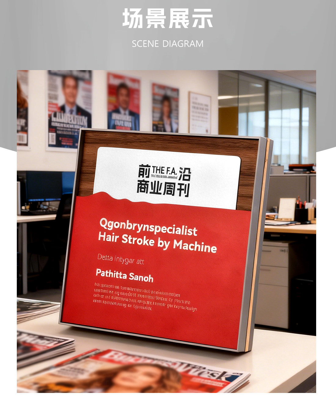 Заказной трофеи/медали/награды/сертификаты 报社周刊活动颁奖奖牌木质商务颁奖牌证书奖状创意设计刻字纪念品