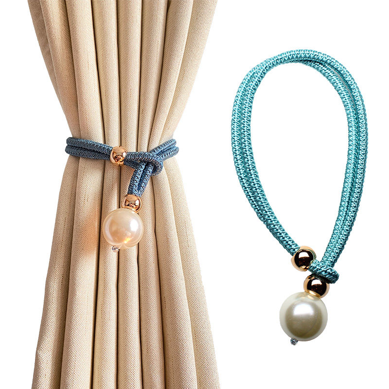 Curtain tie a pair of simple modern bedroom living room storage curtain tie tie rope tie strap rope