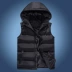 Vest nam phiên bản Hàn Quốc của mùa thu đông xu hướng đẹp trai dày xuống áo vest cotton trẻ trung size lớn cotton nam vest áo phao lông vũ Áo vest cotton