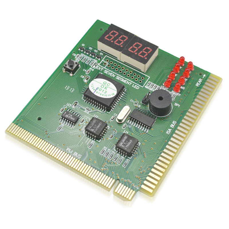 4-place diagnostic card computer detection card PCI diagnostic card motherboard fault detection card four with instructions
