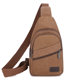 2023 ໃຫມ່ Trendy Men's Shoulder Messenger Bag Men's Outdoor Chest Backpack Casual Canvas Shoulder Bag Chest Bag Small Bag