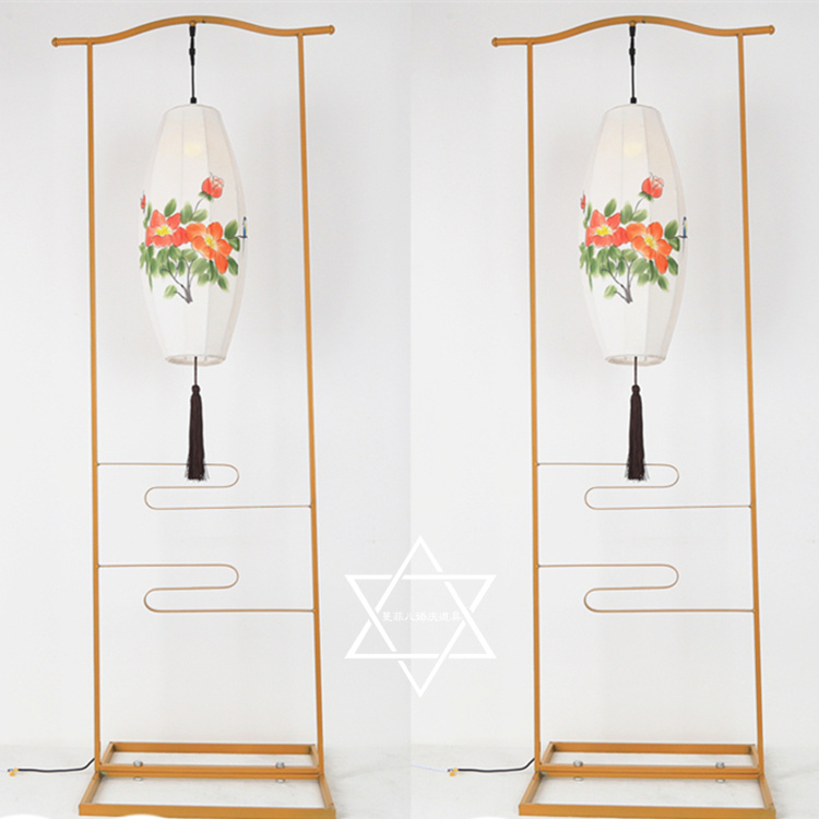 New Chinese Hantang Road Leading Wedding Decoration Folding Screen Swing Piece Retro Jiangnan Wind Wedding Celebration Props Shop Window Ttai