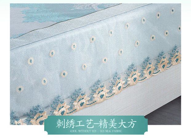 ngày băng 1.8m lụa mat Sixia với các doanh nghiệp giường khăn trải giường gia đình bốn bằng ba loại phòng máy lạnh thảm mùa hè rửa - Thảm mùa hè chiếu mây điều hòa