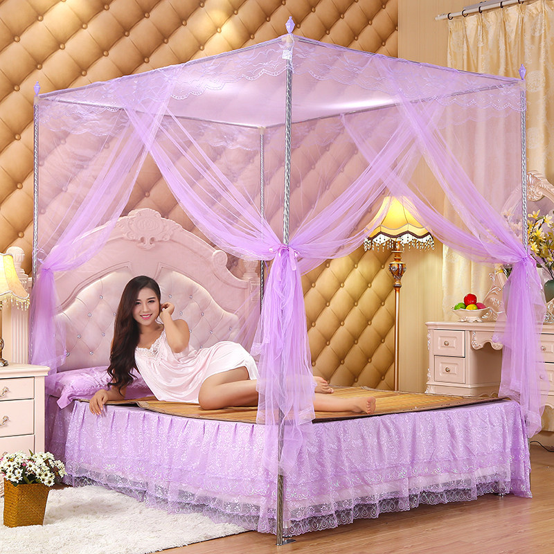 One meter two mosquito nets 1 8m bed three-door type 1 5m double household bed 2 0x2 2m simple court tent
