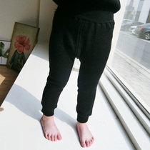 2021 female childrens winter wear New plus velvet Korean childrens leggings