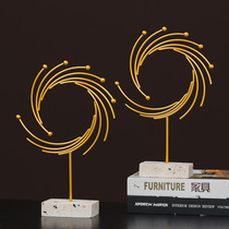 Nordic style ins creative light luxury metal ornaments crafts home living room TV cabinet wine cabinet desktop decorations