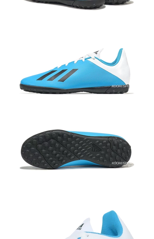 Adidas X 19 mới đinh AG đinh dăm TF gãy đinh đá trò chơi đào tạo thấp giúp người lớn giày bóng đá trẻ em nam - Giày bóng đá