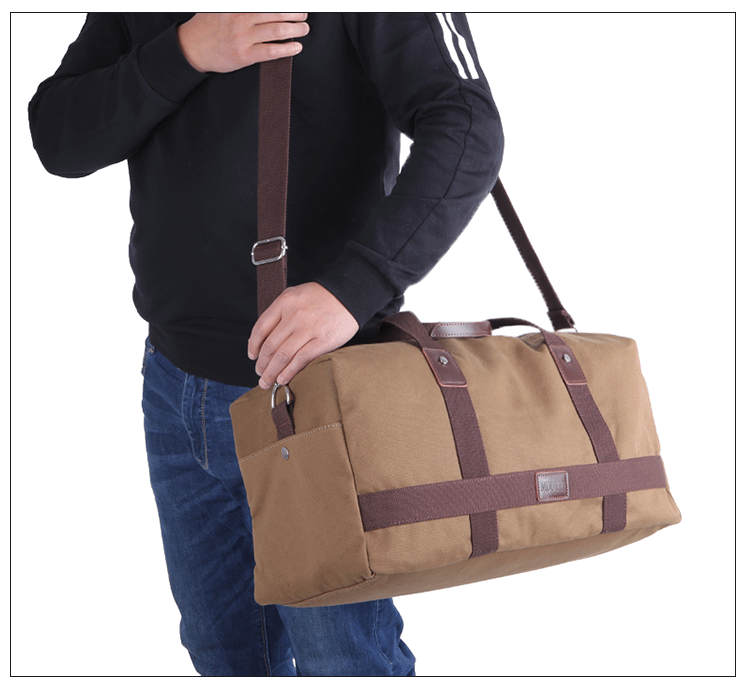 Túi du lịch công suất lớn túi xách nam vải canvas hành lý du lịch gói du lịch khoảng cách ngắn quần áo túi du lịch túi lên máy bay túi xách du lịch nữ