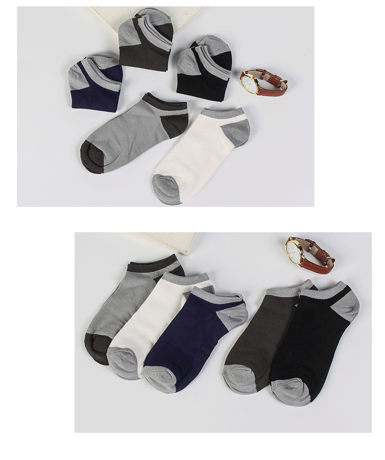 Mùa hè mỏng phần vớ nam tre sợi than vớ thoáng khí khử mùi miệng ngắn để giúp thuyền cotton siêu mỏng 10 đôi gửi 3 set vớ đẹp