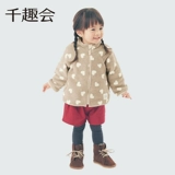 Удерживающий тепло детский японский топ для мальчиков, модная бархатная куртка, детская одежда