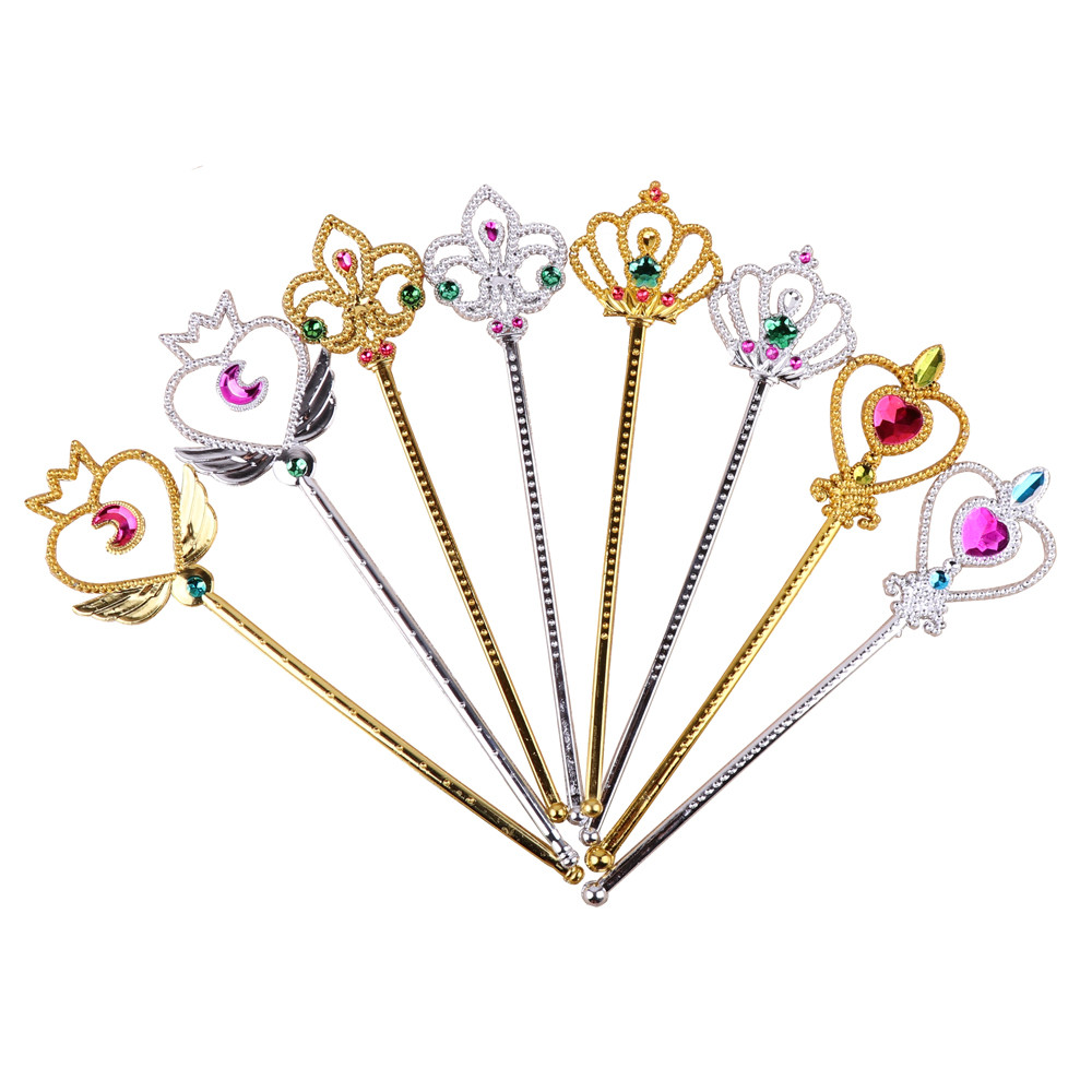 1 Lin Fang 30g Halloween June 1 masquerade props peach heart Battle Angel stick magic stick fairy stick