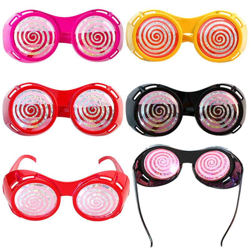 1 Funny glasses Funny glasses Party party glasses Laser halo glasses