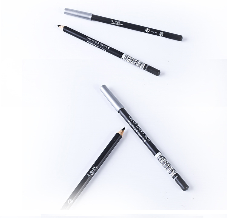 3FACEMAKEUP / nghệ sĩ trang điểm toàn cầu mặt thứ ba đặc biệt bút kẻ mắt màu đen carbon sử dụng kép tonymoly kẻ mắt