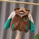 Boys jacket autumn and winter handsome and foreign style 2022 new children's fleece winter clothing hooded fashionable cardigan sports sweater