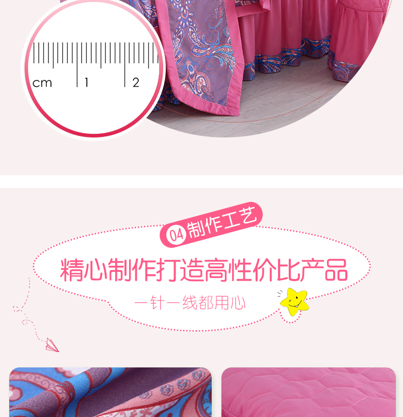 Zi Ya làm đẹp giường bao gồm bốn bộ ren phổ quát da bông cao cấp thẩm mỹ viện massage giường đặt màu tím mua khăn trải giường spa