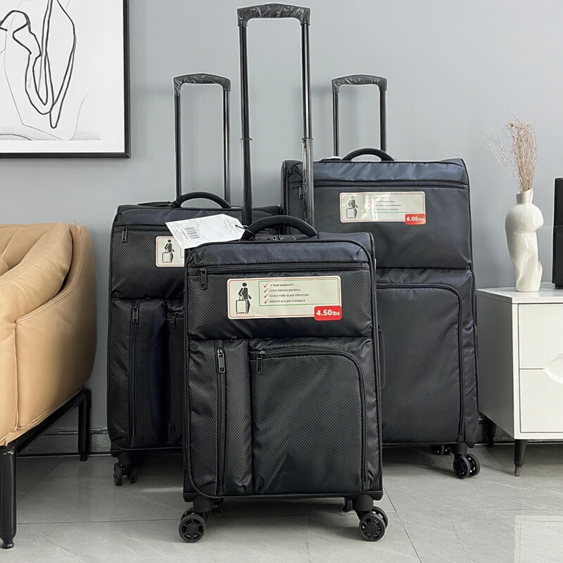 Exported to Japan 20inch Ultra-Light and Silent Oxford Cloth Trolley Suitcase 26inch Large-Capacity Travel Suitcase 30inch Checked Luggage
