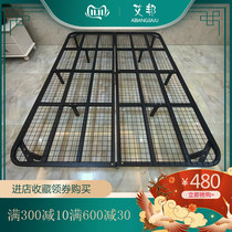 Hard bed plate support frame 1 8 meters 1 5 meters silent ribs frame Bed frame waist protection spine protection All-steel folding keel frame