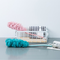 Bath artifact long handle soft wool bath brush bath towel adult back rub mud do not ask for back bath brush