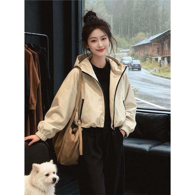 Baseball Jacket for Women 2026 New Spring and Autumn Fashionable and Stylish Short Padded Windbreaker Jacket for Petite Women